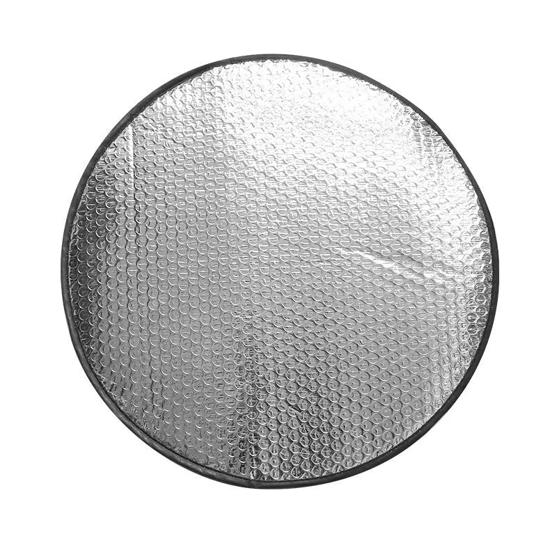 Car steering wheel sunshade cover made from aluminium foil for sun heat protection