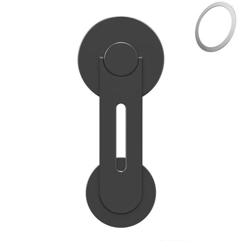 Tesla magnetic phone holder with aluminium alloy body and silicone magnet for dashboard or windscreen mounting