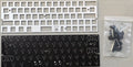 Customised mechanical keyboard kit left 64 glass fibre positioning plate RGB bottom light plastic build