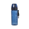 Chinese style outdoor sports water cup with tea compartment in blue, red, black and grey colours