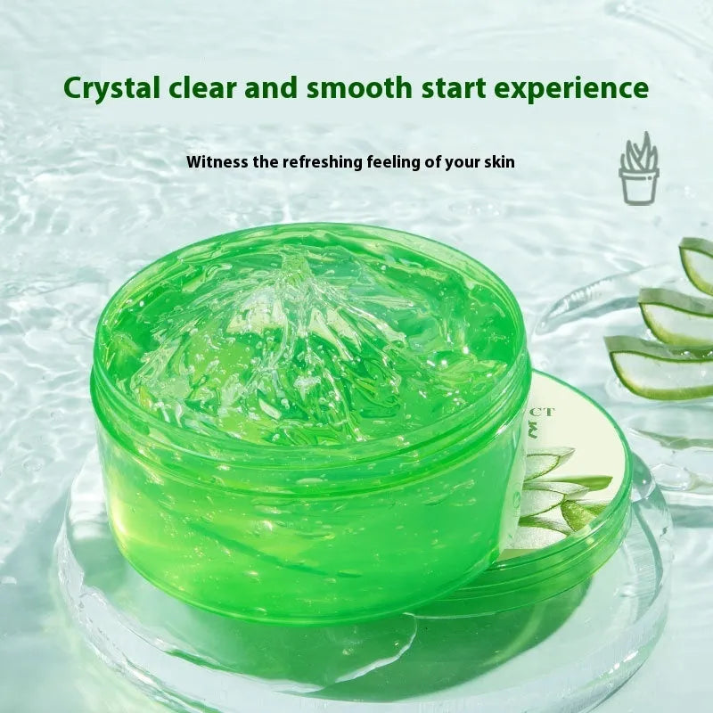 300g jar of 98% aloe vera facial gel with spoon applicator