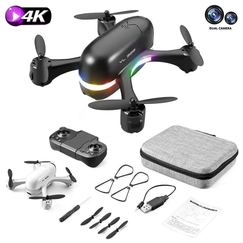 S88 mini UAV drone with 4K camera, black single battery version, optical flow positioning, under 30cm