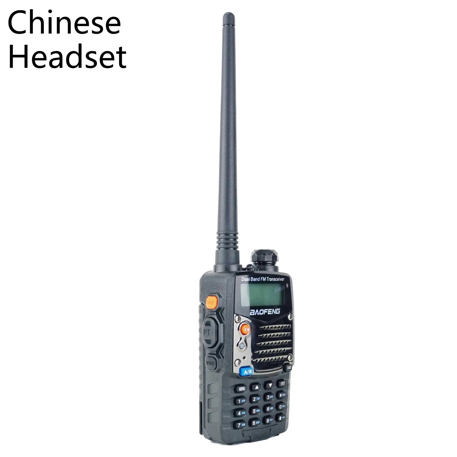 Baofeng UV-5RA dual-band handheld transceiver with dual display and 1800mAh battery