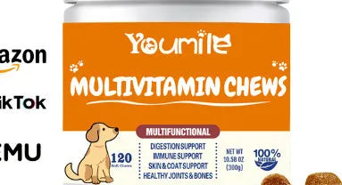 Pet vitamin multifunctional health care supplement 300g powder for dogs
