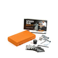 Speedy Seal emergency car tyre repair kit with tools in high-visibility suitcase