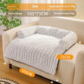 Extra large PV velvet cat bed nest, also available in large size, for indoor or cage use