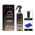 Car brake disc cleaning kit with 100ml spray bottle, small sponge, and microfibre cloth.