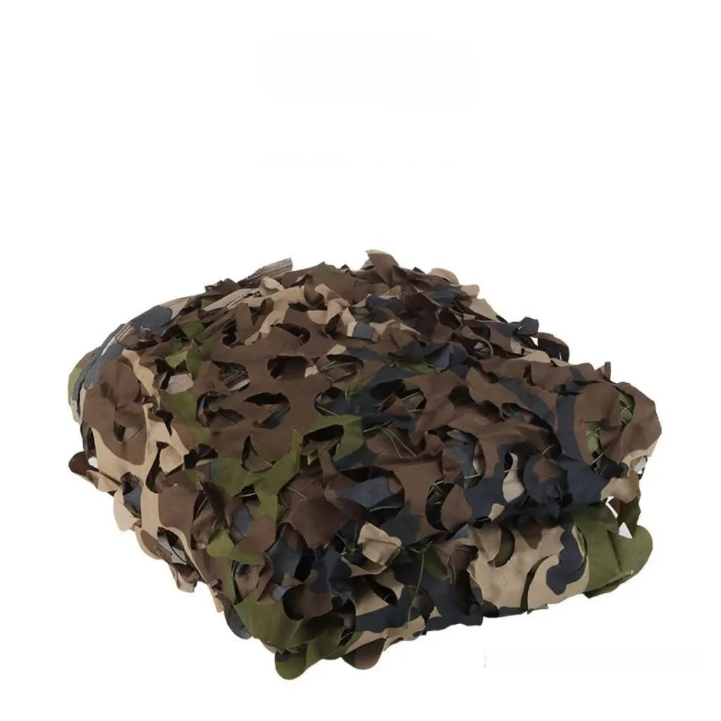 Green camouflage net cover for military and outdoor use with multiple pattern options
