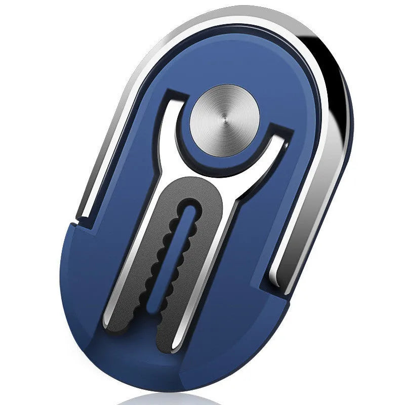 Universal car mobile phone bracket with adjustable ring, flexible gooseneck arm, and suction cup base in multiple colours.