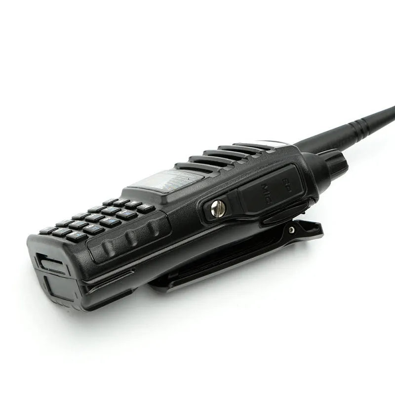 BF-UV82 8W walkie talkie in Black with 1800mAh lithium battery, 50Ω antenna and AU EU UK US plug options