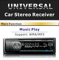 EZONETRONICS car stereo receiver with Bluetooth, USB and SD slots, front auxiliary input, and LCD display