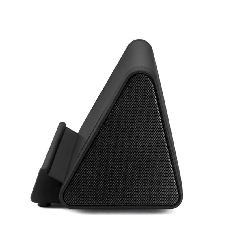 Mini wireless Bluetooth speakers in black or white colours for mobile phones and computers