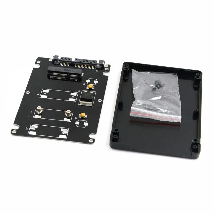 mSATA to SATA transfer box enclosure 2.5 inch SATA 3.0 ultra-thin 7mm black