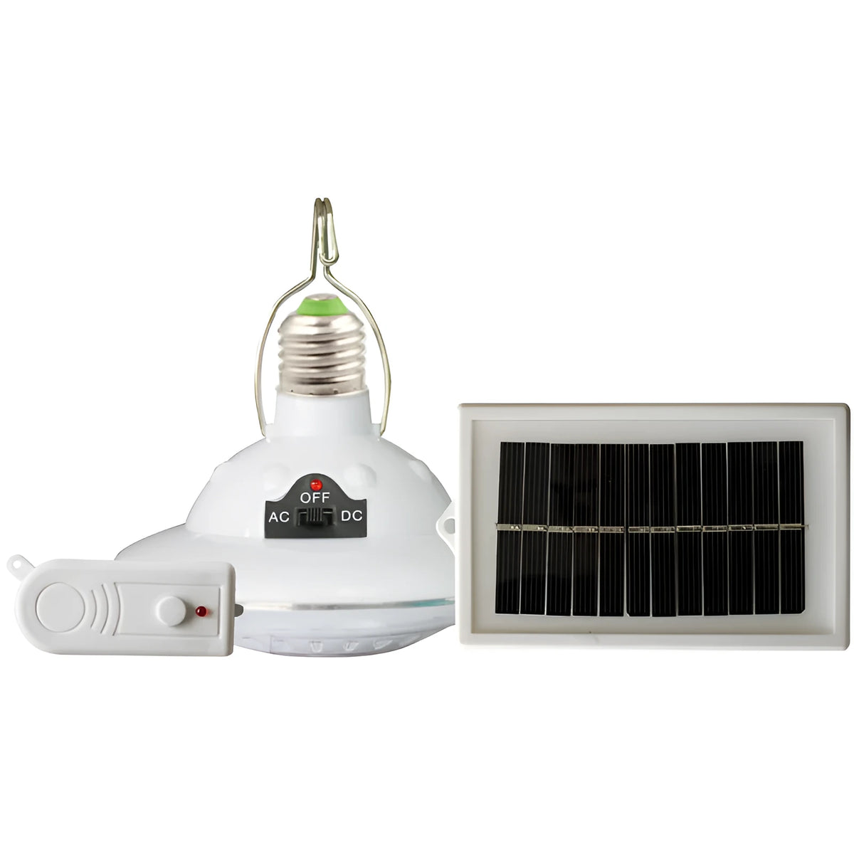 Solar-powered camping LED lights with 10W polysilicon panel, 4V/1000mAh lithium battery, 22 straw hat beads, 3m wire, white
