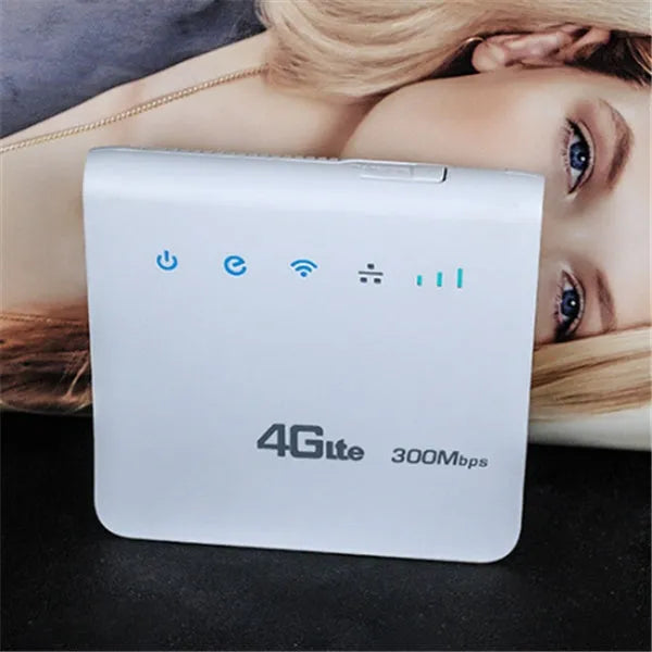 300Mbps 2.4G wireless home router with firewall support, compact 119x116x20mm size, Android compatible