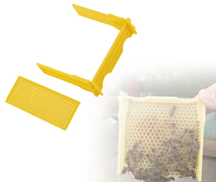Three white EPS foam bee delivery boxes for beehive breeding and colony management.