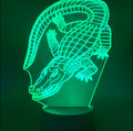 3D creative LED colour changing night light with acrylic shade, ABS base, 200mm size and USB remote control