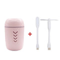 X3 portable car humidifier in columnar design with 200ml capacity tank