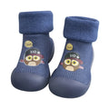 Autumn winter high top toddler shoes in polyester fibre with cartoon pattern, sizes 18-27, neutral boys and girls style