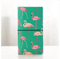Japanese-style softcover notebook with a hand-painted cartoon design, choices include bird, cat, leopard, and watermelon.