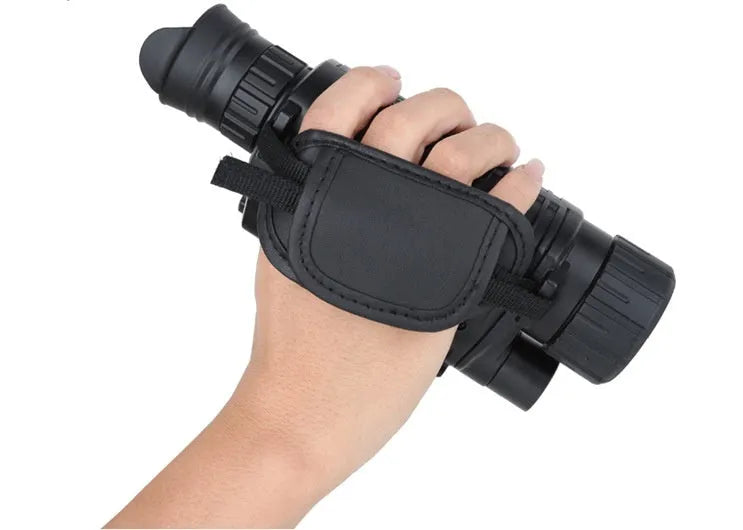 Digital night vision monocular with 5x magnification and 40mm lens in black finish