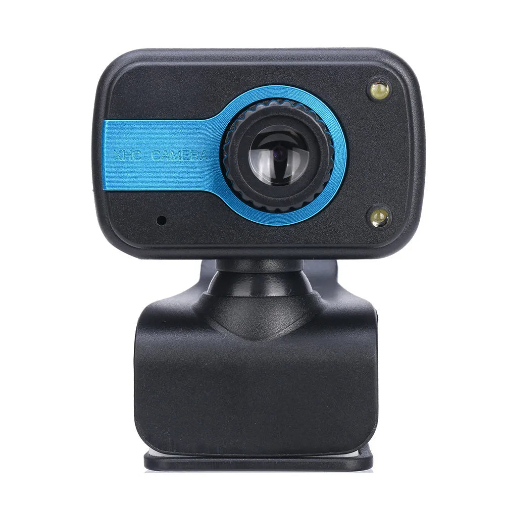 Mini USB driverless video camera with rotating function in blue, red or white colour options