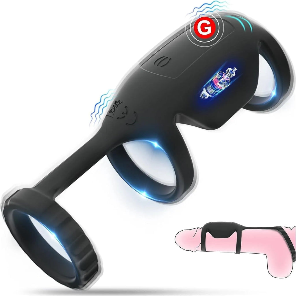 Black remote control adult toy made from solid state silicone ABS with magnetic charging cable and manual.