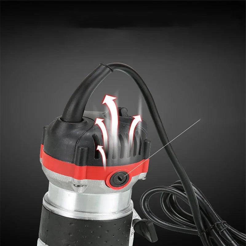 800W electric wood polishing trimmer with aluminium waterproof casing