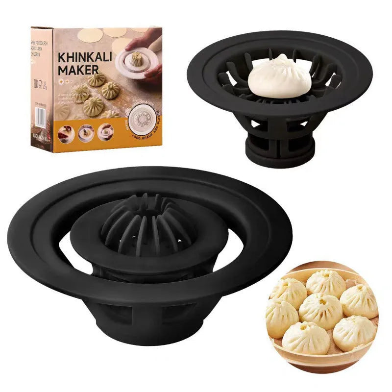 Black Jinkali steamed bun mould dumpling mould shaomai tool kitchen gadget