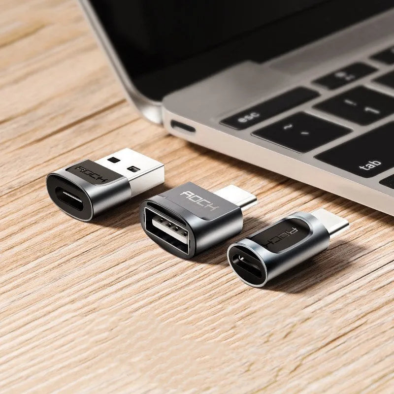 USB C to Lightning charger adapter with Type C to Lightning interface for OTG mobile phones, tablets and laptops