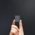 Black high definition noise reduction digital audio recorder with zinc alloy shell.