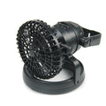 Black 18 LED camping fan light with ABS body, 167 x 184 mm, battery-powered dial switch unit