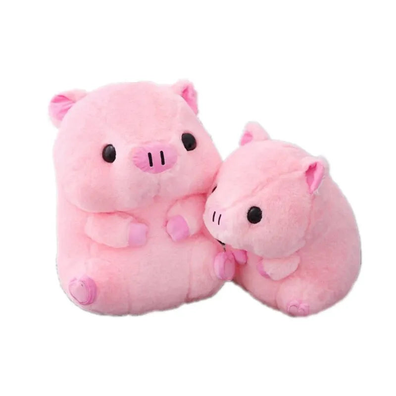 Brown and pink boba milk tea plush stuffed toy shaped like a fruit and drink cup.