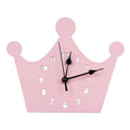 Wooden alien-shaped cartoon wall clock with battery-powered mechanism in European style