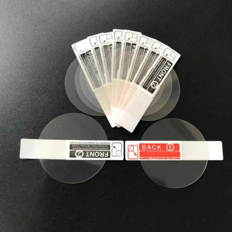 Three transparent matte screen protector films for Ticwatch 2 smartwatch display protection