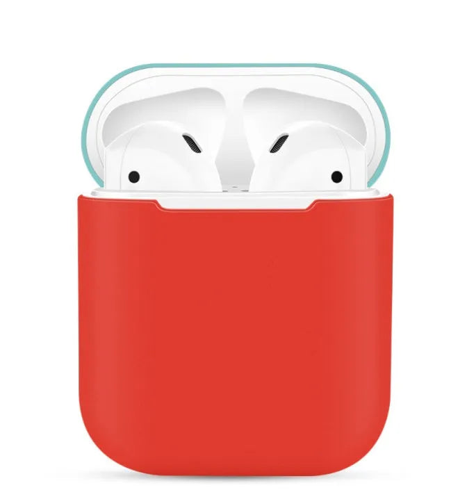 Silicone protective sleeve for Apple AirPods charging case in split design