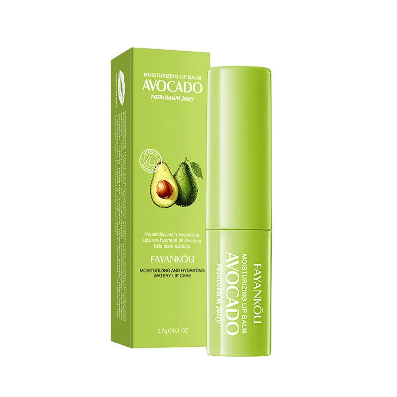 Anti-chapped lip moisturising lipstick bullet in standard format with multiple formula variant labels.