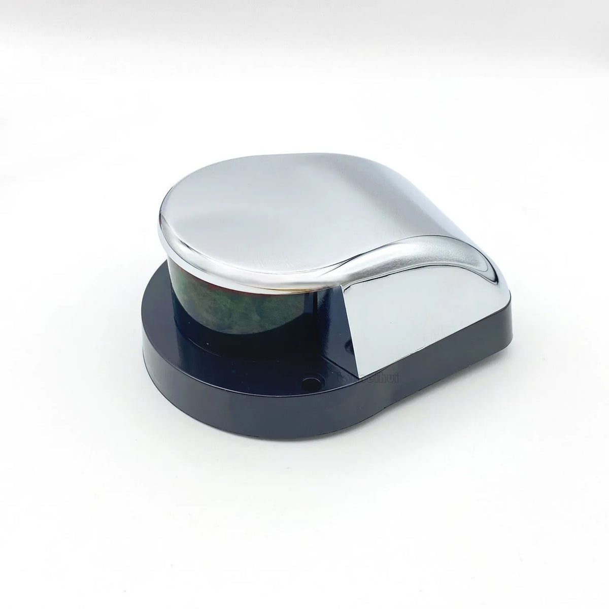 12LED marine navigation light in black housing with red and green LEDs, 26x10mm size for yachts and boats