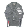 Knitted cat jumper in grey or red, sizes S to XXL, chest 36-58cm and length 22-40cm