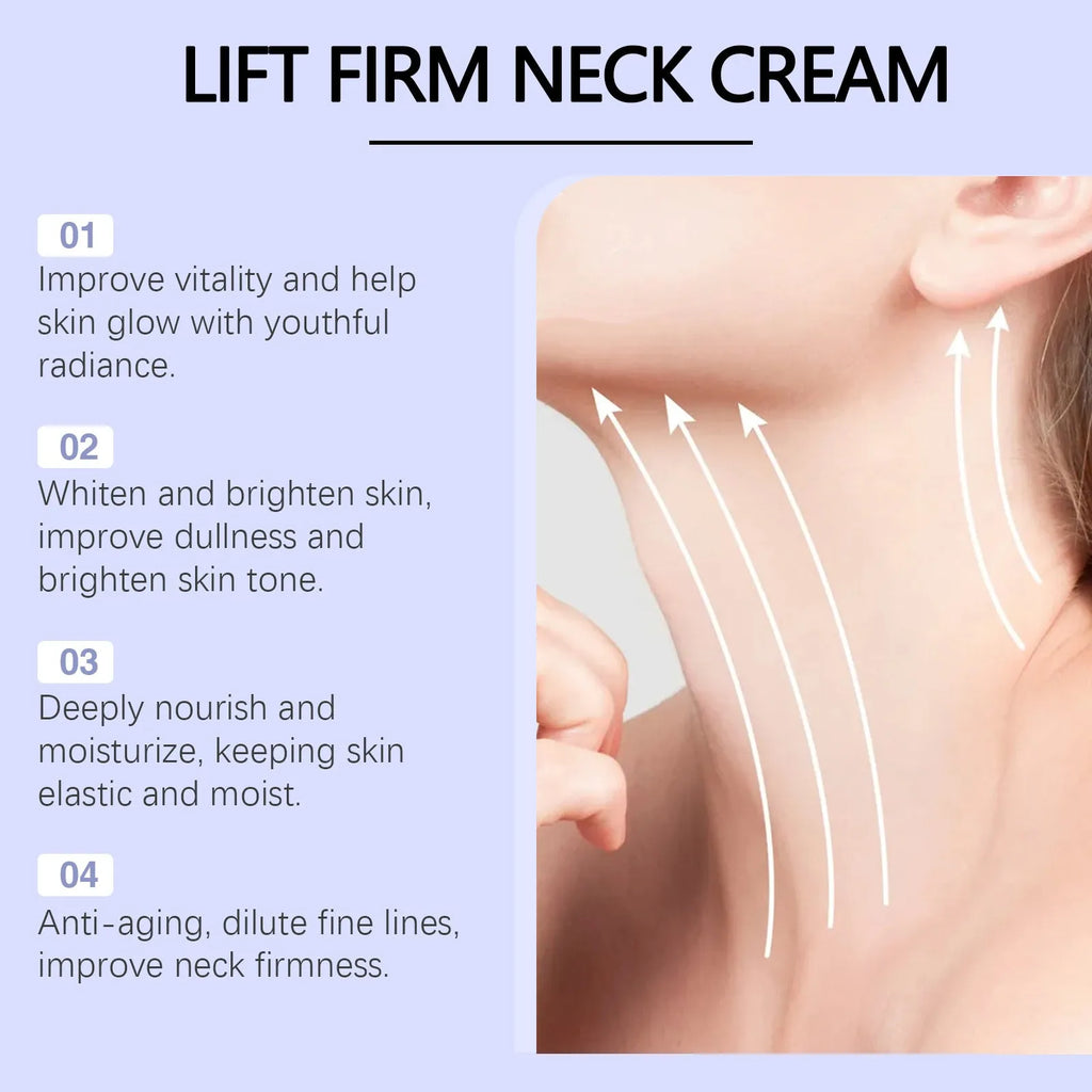 50g jar of Neck Skin Cream for moisturising and firming neck skin.