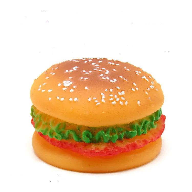Pet dog toy ball vinyl squeaky in multi-colour pattern for dogs and cats