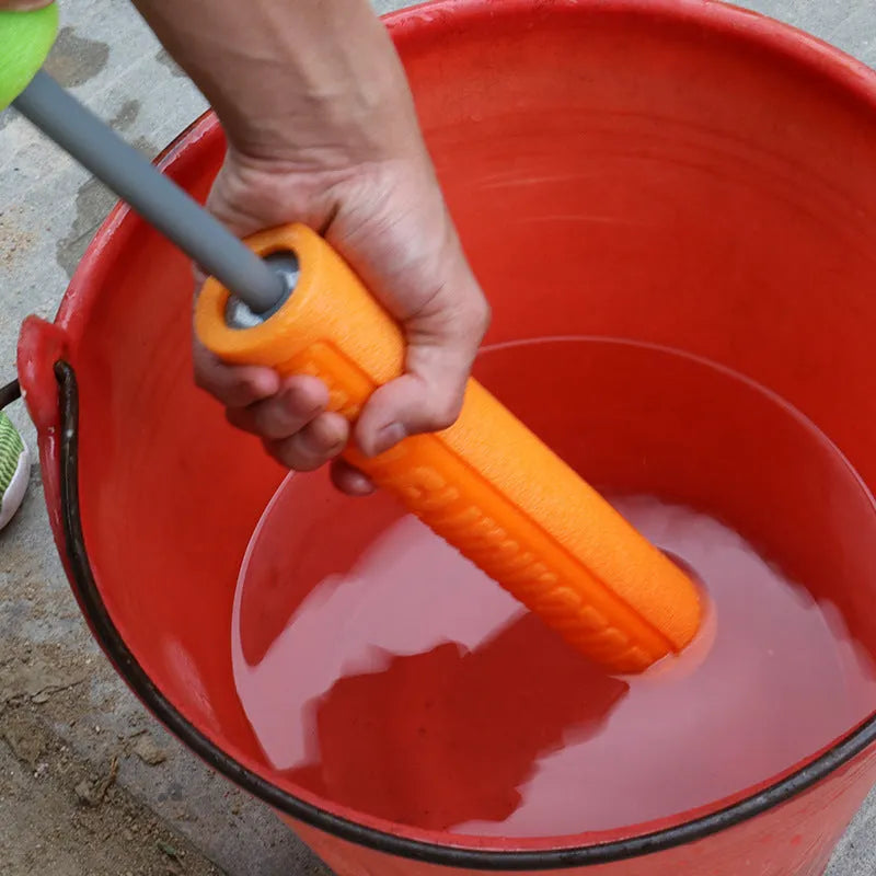 Orange EVA foam handled water blaster spray pistol for kids summer outdoor games