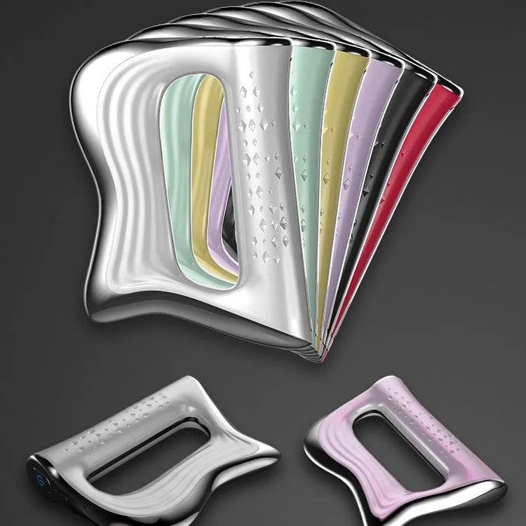 Rectangular natural resin muscle massager for whole body physiotherapy