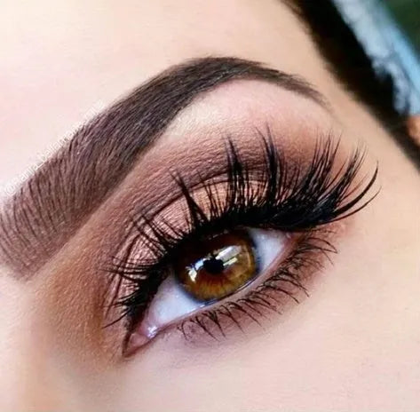 Handmade 3D mink full strip false eyelashes in family pack with 19 styles A01 to A19