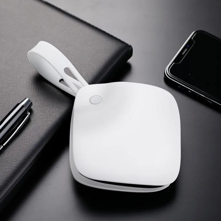 Streamer Mobile Power Hand Warmer in black with double-sided heating and battery display
