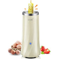 Beige white automatic mini breakfast machine on kitchen counter