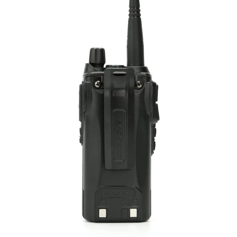 BF-UV82 8W walkie talkie in Black with 1800mAh lithium battery, 50Ω antenna and AU EU UK US plug options