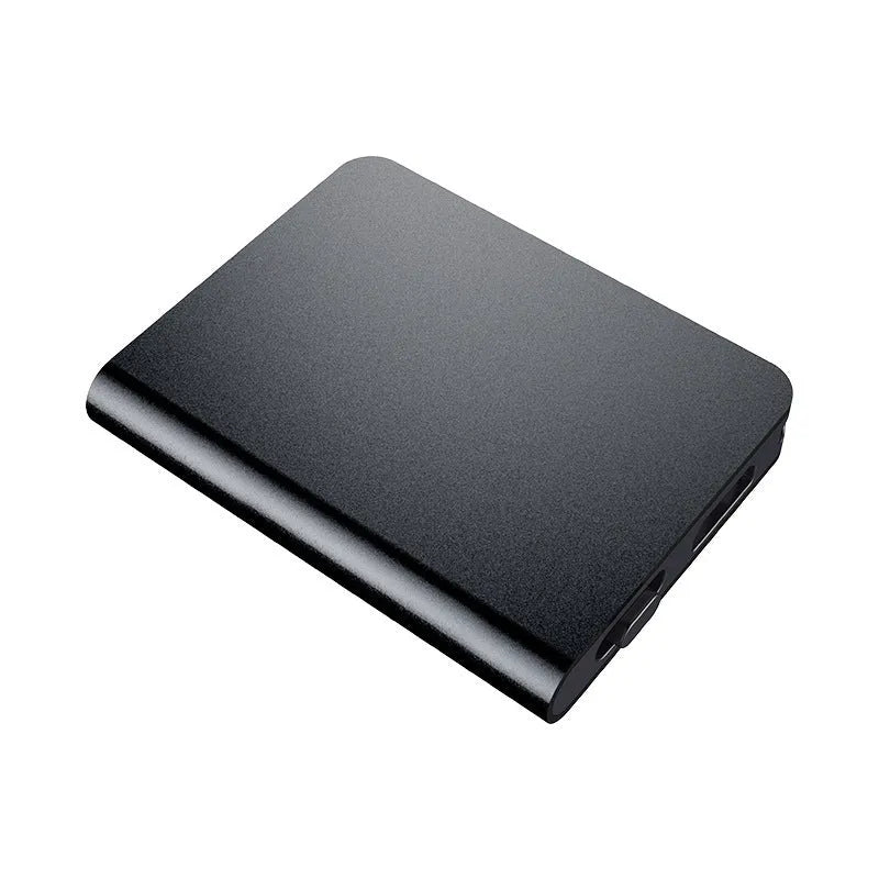 Black high definition noise reduction digital audio recorder with zinc alloy shell.