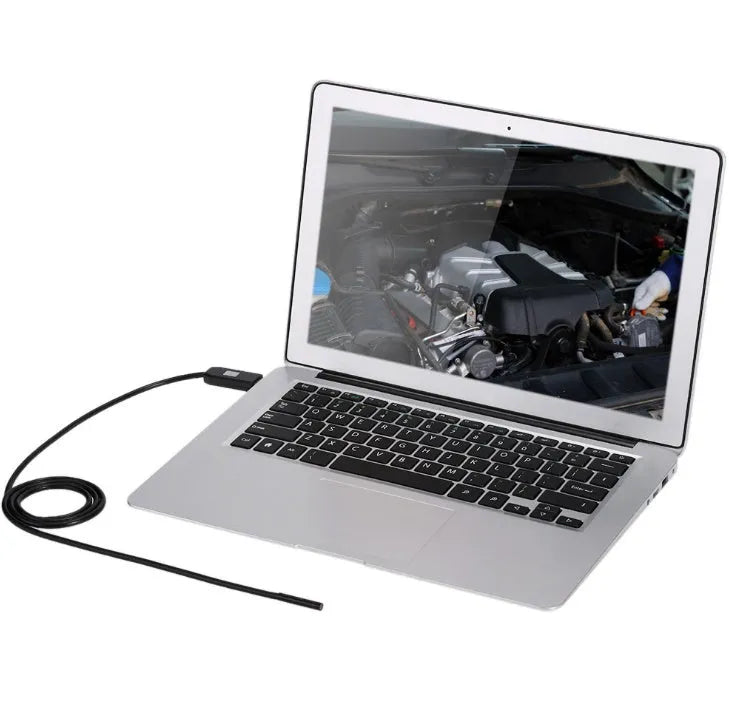 OWSOO USB endoscope with 5m cable, magnet attachment, and hook tool for Android phone inspections