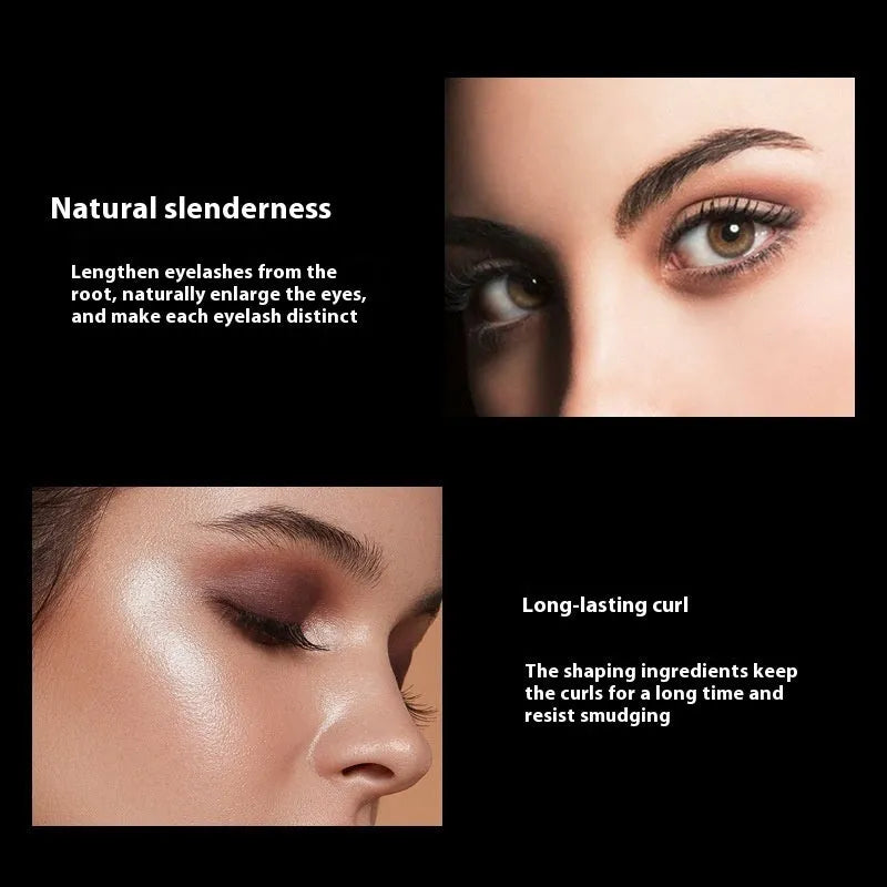 4D waterproof thickening mascara with curling effect in black packaging